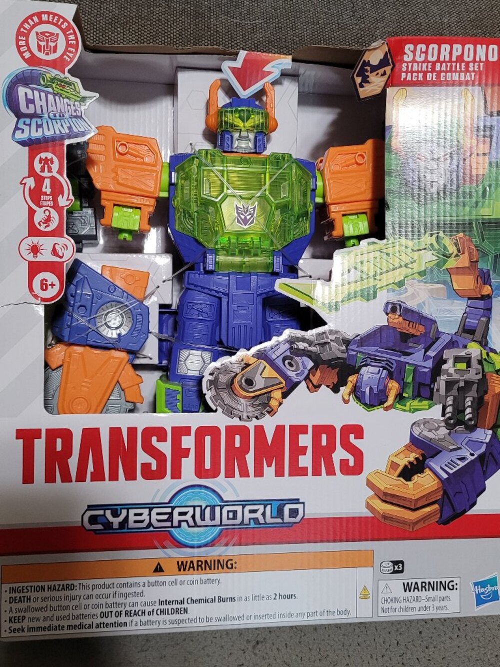 Transformers Cyderworld Scorponok